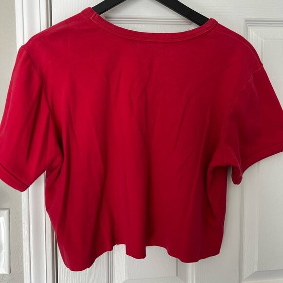 Red Crop Tee - Picture 5 of 6